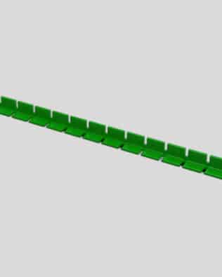 Row of 16 seats for any stand - Green