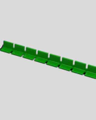 Row of 8 seats for any stand - Green