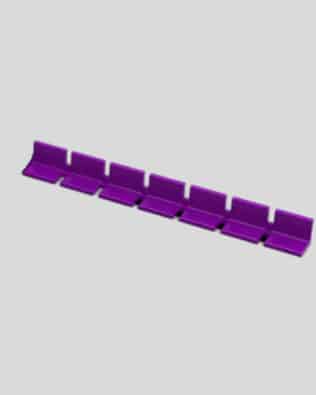 Row of 7 seats for any stand - Purple
