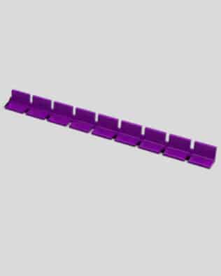 Row of 9 seats for any stand - Purple