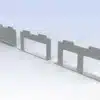 Support part for Subbuteo stands C142, 61217 and 61216