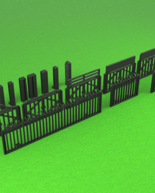 Stadium entry ULTIMATE FENCING - Black