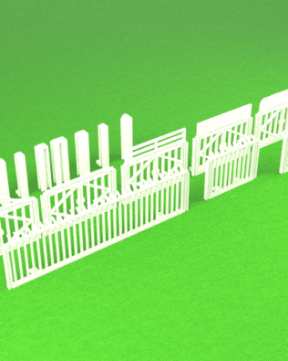 Stadium entry ULTIMATE FENCING - White