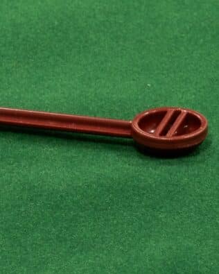 Colored SHORT rods for original Subbuteo or Soccer3D goalkeepers - Garnet