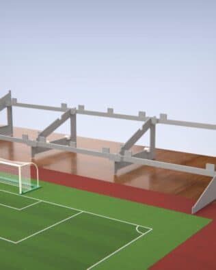 The Stadium Wall – Modular Support for Subbuteo Grandstands