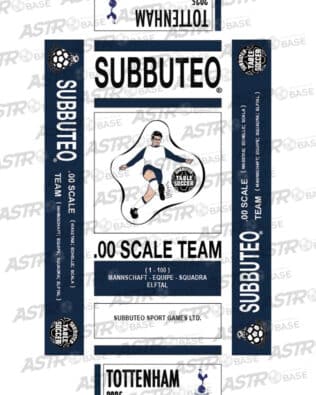 Tottenham 2025 - With 10 slots tray and for short rodded Subbuteo original keepers