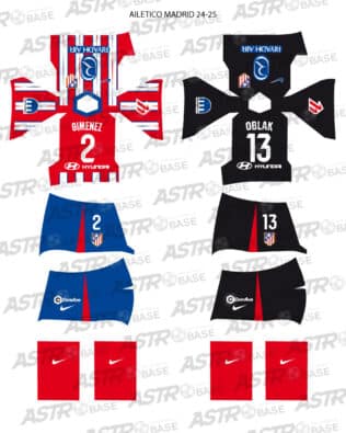 Atletico Madrid 2024 / 25 - For HW figures