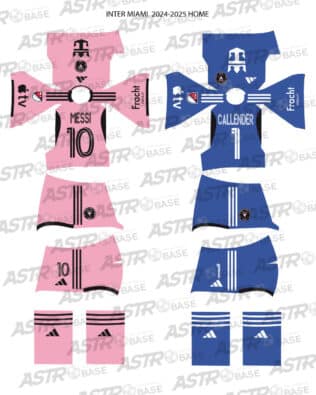 Inter Miami home 2024 / 25 - For 2K4 figures