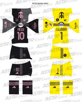 Inter Miami away 2024 / 25 - For 2K4 figures
