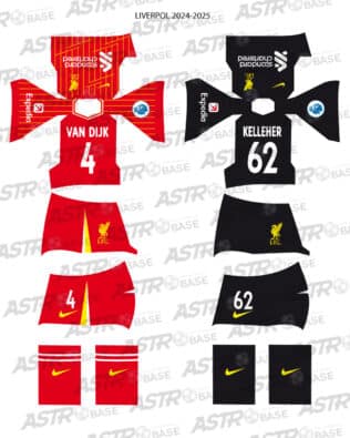 Liverpool 2024 / 25 - For 2K4 figures