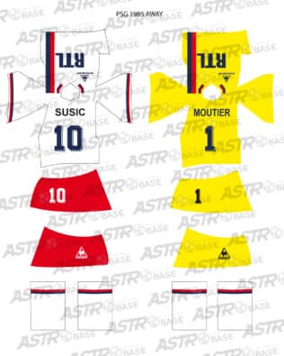 Paris Saint - Germain away 1985 - For HW figures