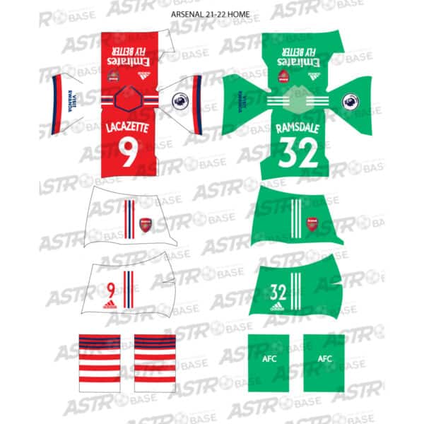 Arsenal home 2021 / 22