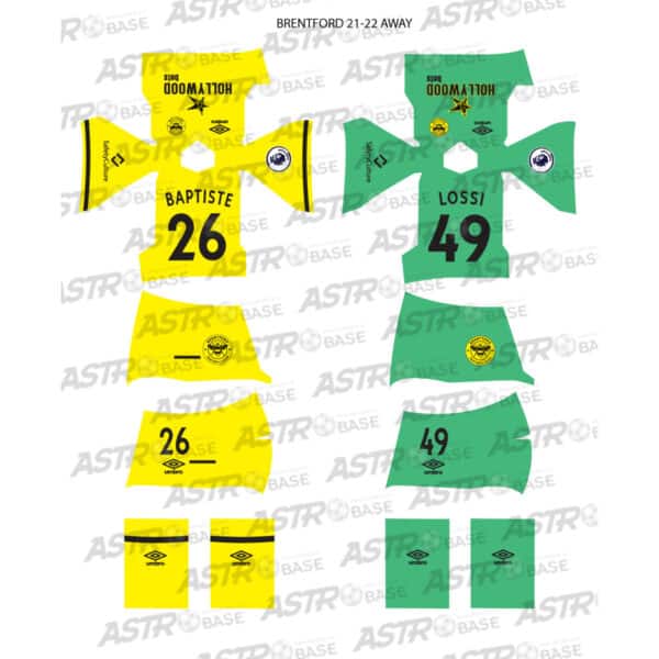 Brentford away 2021 / 22