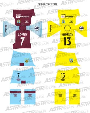 Burnley home 2021 / 22 - For HW figures