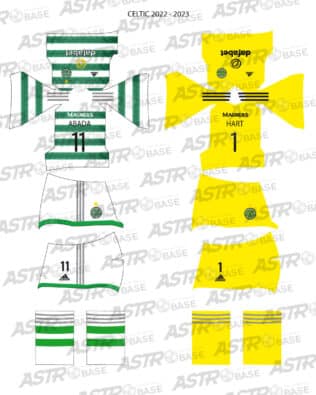 Celtic 2022 / 23 - For 2K4 figures