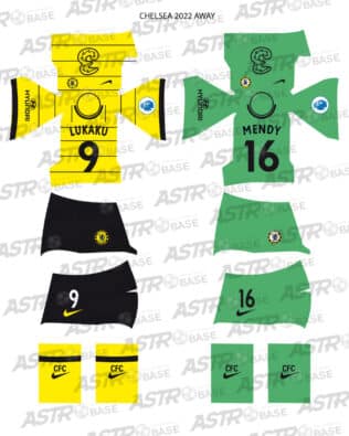 Chelsea away 2022 - For 2K4 figures