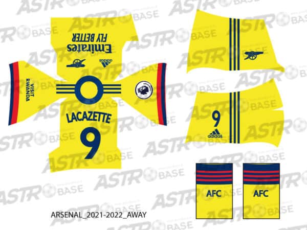 Arsenal away 2021 / 22