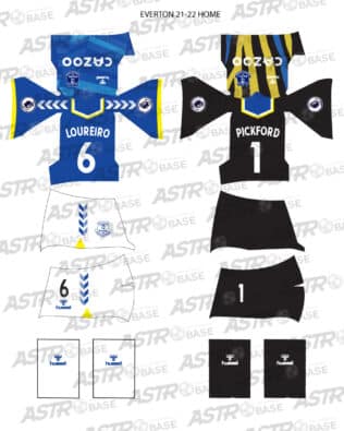 Everton home 2021 / 22 - For 2K4 figures