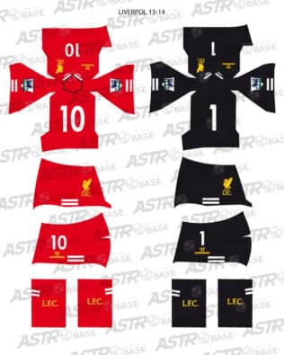 Liverpool 2013 / 14 - For 2K4 figures