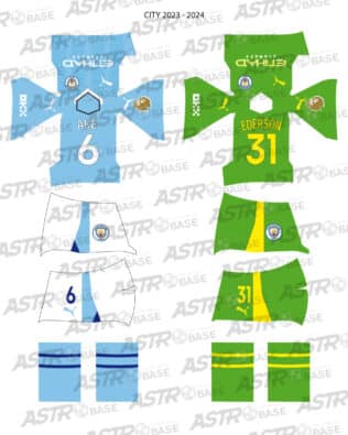 Manchester City 2023 / 24 - For 2K4 figures