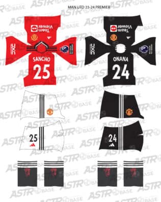 Manchester United Premier League 2023 / 24 - For HW figures
