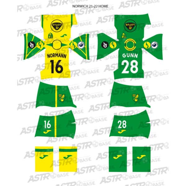 Norwich City home 2021 / 22