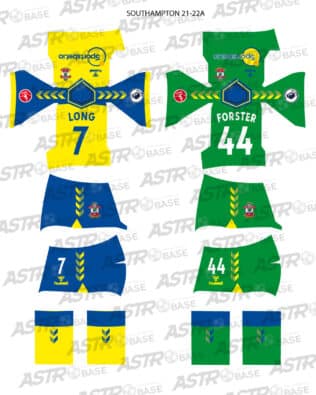 Southampton away 2021 / 22 - For HW figures