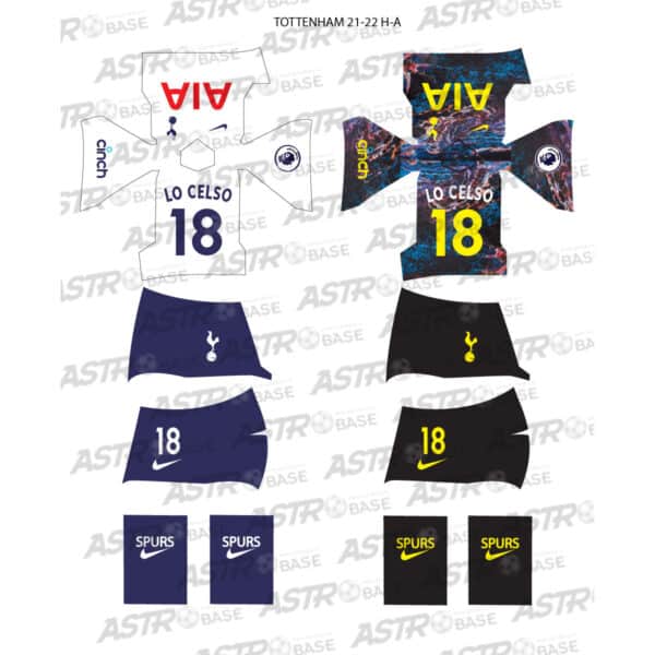 Tottenham home + away 2021 / 22