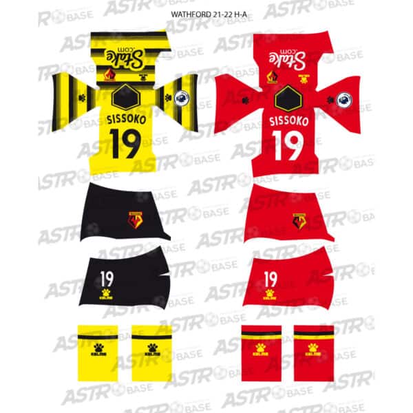 Watford home + away 2021 / 22