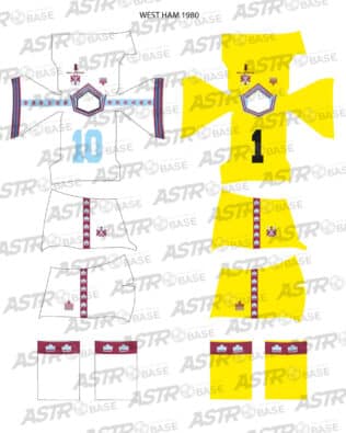 West Ham 1980 - For 2K4 figures
