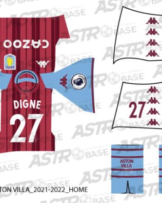 Aston Villa home 2021 / 22 - For HW figures