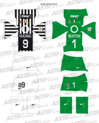 Juventus 2013 / 14 - For 2K4 figures