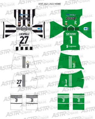 Juventus home 2021 / 22 - For 2K4 figures
