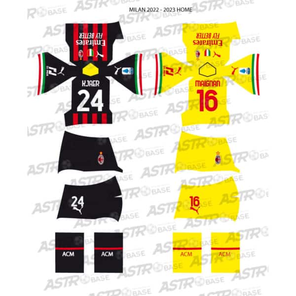 Milan AC home 2022 / 23