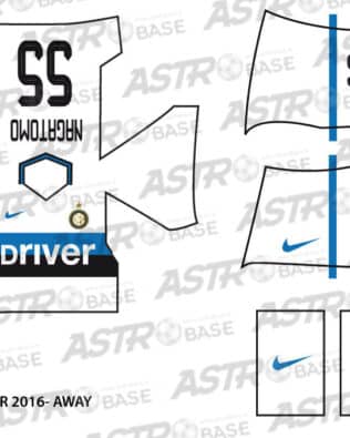 Inter Milan away 2016 - For HW figures