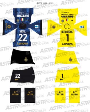 Inter Milan 2021 / 22 - For 2K4 figures