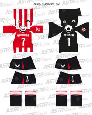Athletic Bilbao 2023 / 24 - For 2K4 figures