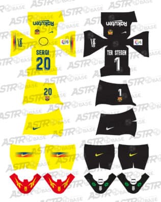 FC Barcelona away 2018 / 2019 - For HW figures