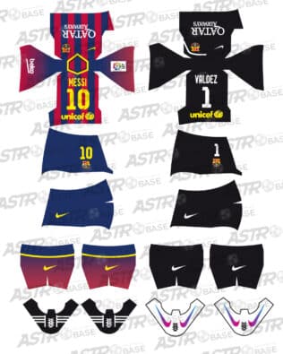 Barcelona 2013 / 2014 - For 2K4 figures