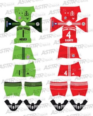 Bayern Munich home 2013 / 2014 - For 2K4 figures