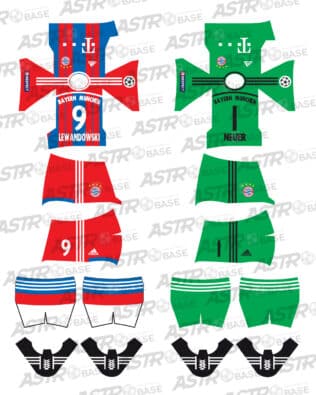 Bayern Munich home 2014 / 2015 - For 2K4 figures