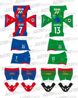 Crystal Palace home 2021 / 2022 - For 2K4 figures