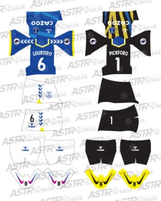 Everton home 2021 / 2022 - For 2K4 figures