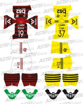 Flamengo 2019 / 2020 - For 2K4 figures