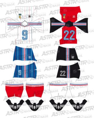 France away World Cup 1982 - For 2K4 figures