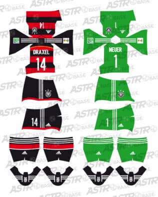 Germany away World Cup 2014 - For 2K4 figures