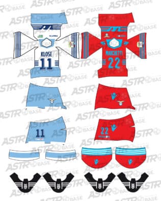 Lazio home 2014 / 2015 - For 2K4 figures