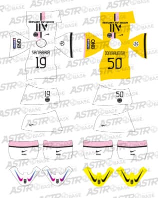 PSG away 2021 / 2022 - For 2K4 figures