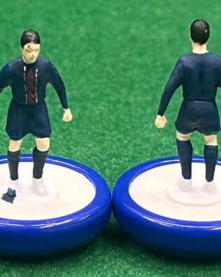 PSG (Paris Saint Germain) CLUB WORLD CUP 25 - Team + 2 substitutes and spare keeper (SAME KIT OF THE RODDED KEEPER) in SUBBUTEO REPLICA GREEN BOX from the 70s