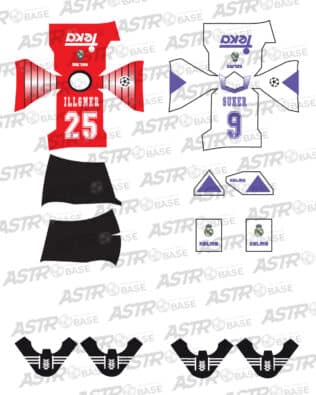 Real Madrid 1997 / 1998 - For 2K4 figures